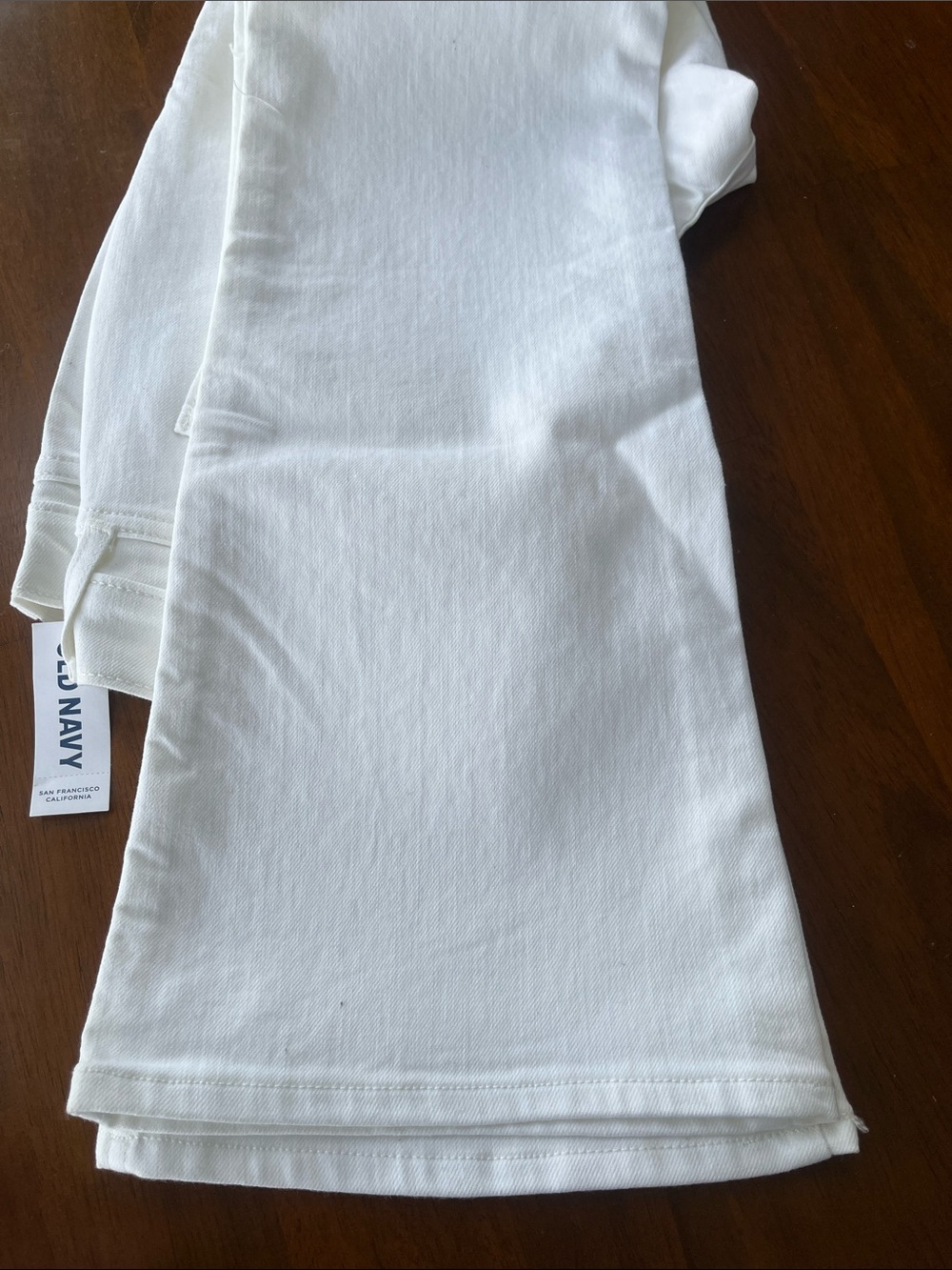 Old Navy White Jeans 8P NWT